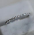 Load image into Gallery viewer, 0.25 TCW Round Lab-Grown Diamond Half Eternity Band in Gold
