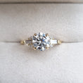 Load image into Gallery viewer, 2.0 CT Round Lab-Grown Diamond Cluster Engagement Ring
