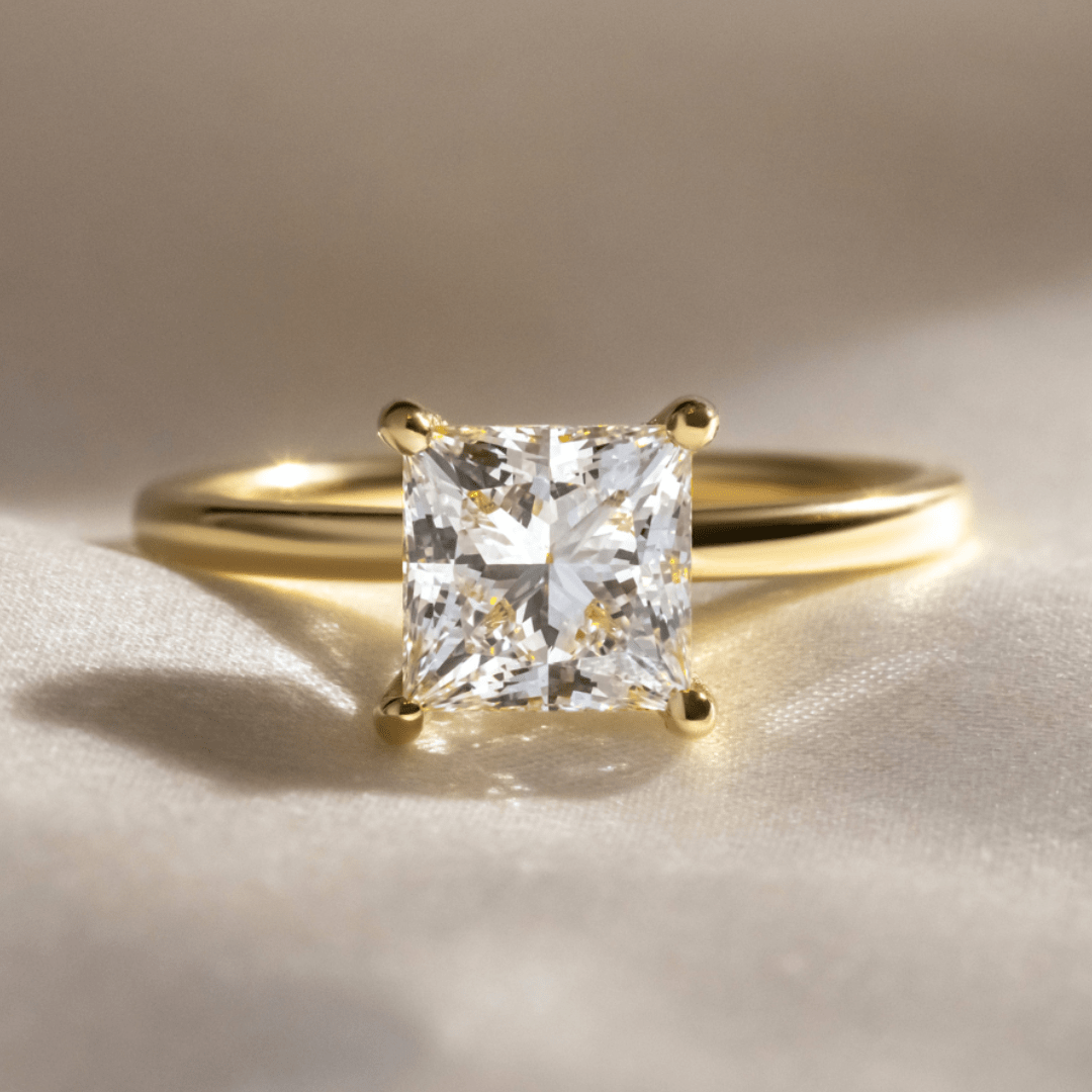Solitaire-Oval Lab Grown Diamond Engagement Ring