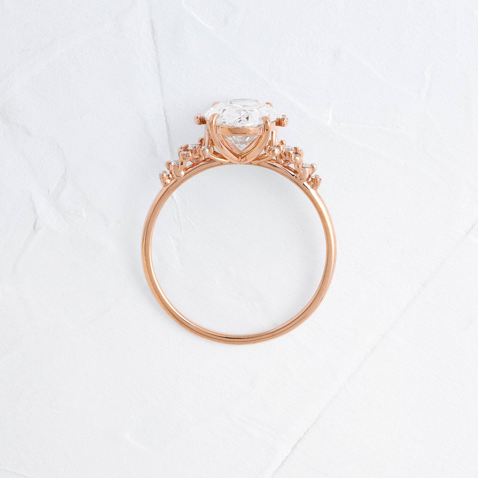 Solitaire-Oval Lab Grown Diamond Engagement Ring