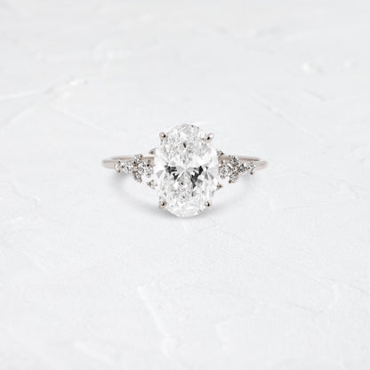 Solitaire-Oval Lab Grown Diamond Engagement Ring