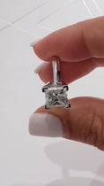 Load image into Gallery viewer, Radiant 3.0 CT Princess Cut Lab Grown Diamond Solitaire Ring
