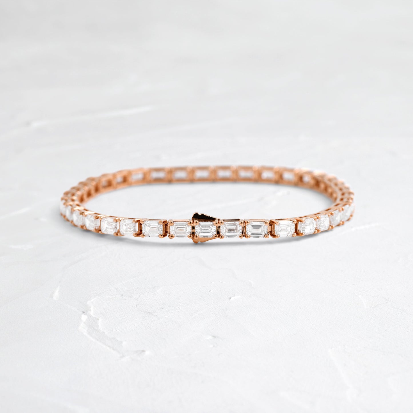 Solitaire Bezel-1.0 CT Oval Lab Grown Diamond Bracelets