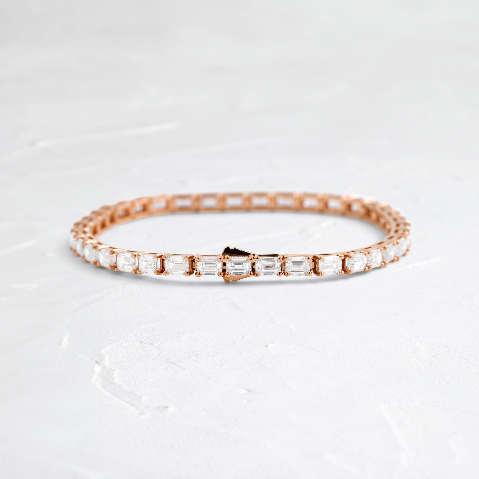 Solitaire Bezel-1.0 CT Oval Lab Grown Diamond Bracelets