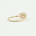 Load image into Gallery viewer, 2.0 CT Oval Lab Grown Diamond  Solitaire East West Engagement Ring
