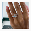 Load image into Gallery viewer, 2.5ct Oval E- VS Pave Diamond Engagement Ring
