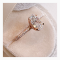 Load image into Gallery viewer, 2.81ct Oval E- VS Pave Diamond Engagement Ring
