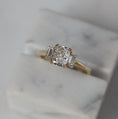 Load image into Gallery viewer, 1.18 CT Radiant Lab-Grown Diamond Three Stone Engagement Ring
