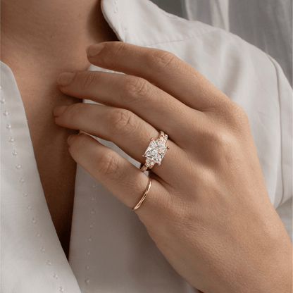 Solitaire-Oval Lab Grown Diamond Engagement Ring