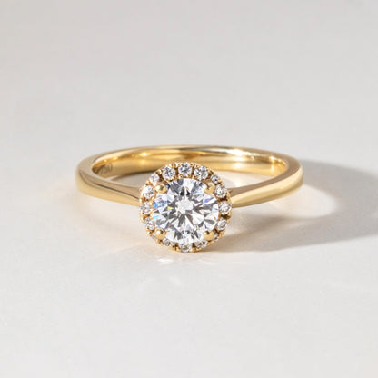 Solitaire-Oval Lab Grown Diamond Engagement Ring