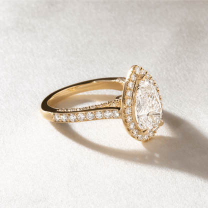 Solitaire-Oval Lab Grown Diamond Engagement Ring