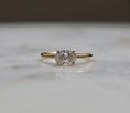 Load image into Gallery viewer, 1 Carat Oval Lab-Grown Diamond Solitaire Gold Engagement Ring
