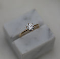 Load image into Gallery viewer, Radiant 1.02 CT Round Lab-Grown Diamond Solitaire Engagement Ring
