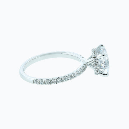 2.0 CT Asscher Lab-Grown Diamond Ring With Hidden Halo & Pave Elegance 4