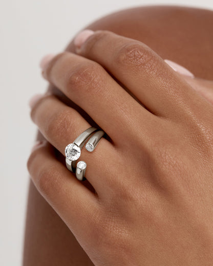 1.01 CT Round Lab Grown Diamond Solitaire Engagement Ring 5