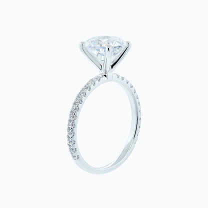 2.0 CT Round Lab-Grown Diamond Pave Elegance Ring 5