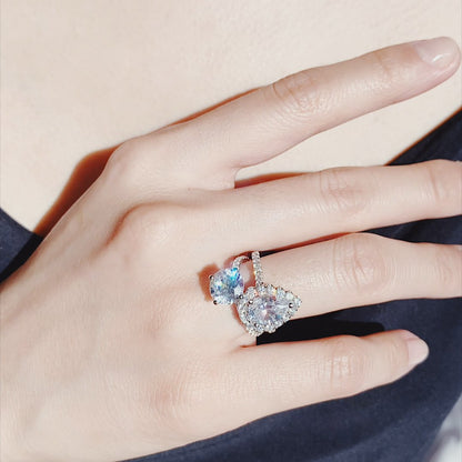 2.0 CT Round Lab-Grown Diamond Pave Elegance Ring 7