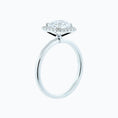 Load image into Gallery viewer, 1.5 CT Asscher Cut Lab Diamond Halo Engagement Ring
