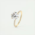 Load image into Gallery viewer, Eternal Radiance: 2.0 CT Round Lab Grown Diamond Pave Engagement Ring
