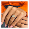 Load image into Gallery viewer, 2.79ct Oval E- VS Pave Diamond Engagement Ring
