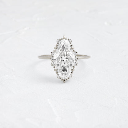 Solitaire-Oval Lab Grown Diamond Engagement Ring