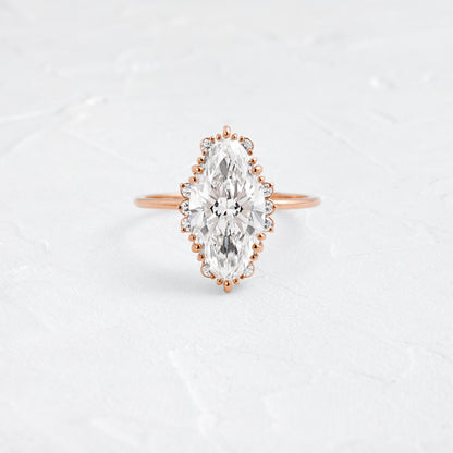 Solitaire-Oval Lab Grown Diamond Engagement Ring
