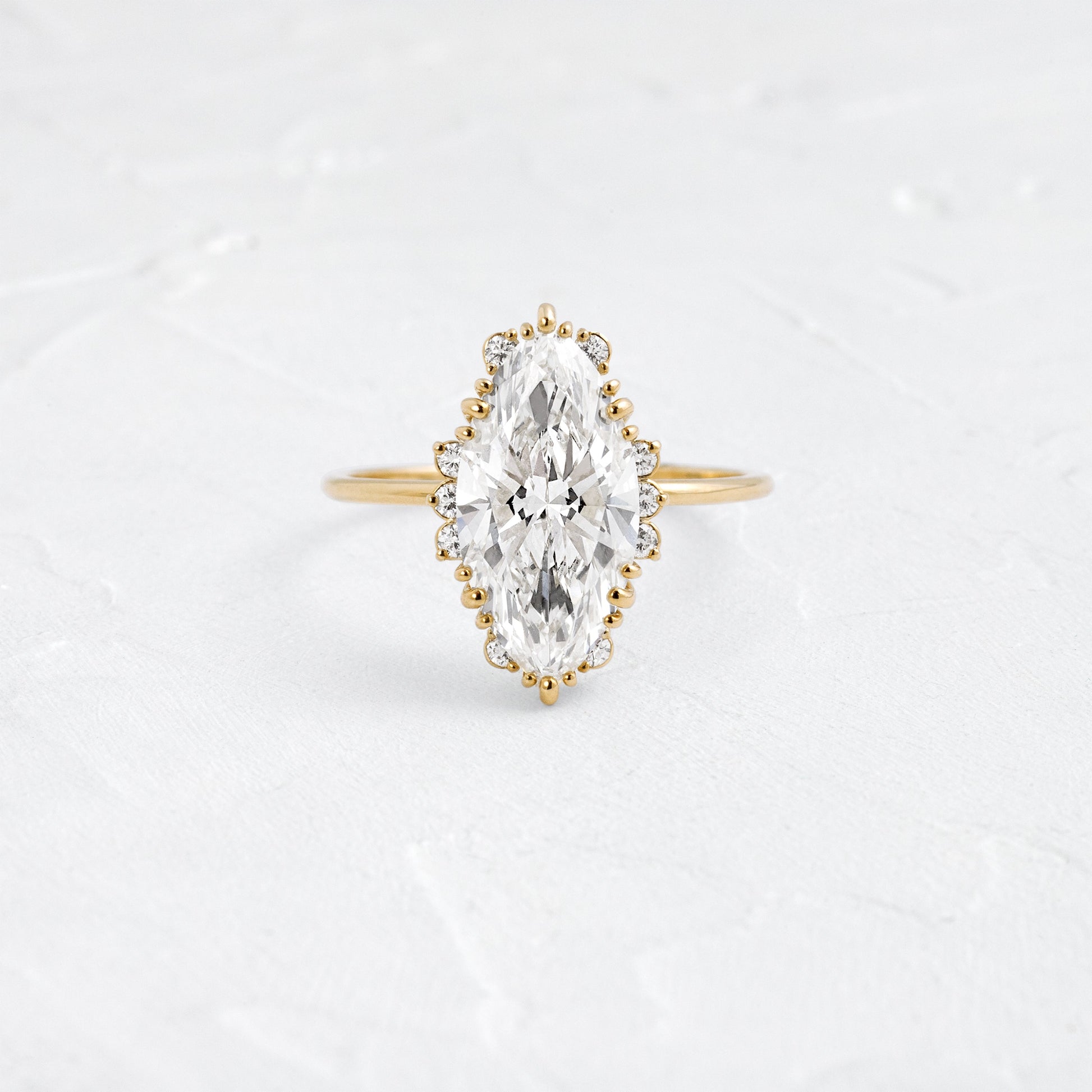 Solitaire-Oval Lab Grown Diamond Engagement Ring