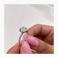 Load image into Gallery viewer, 2.5ct Round G- VS Pave Diamond Engagement Ring
