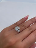 Load image into Gallery viewer, 2.61ct Oval G- VS 3 Stones Diamond Engagement Ring
