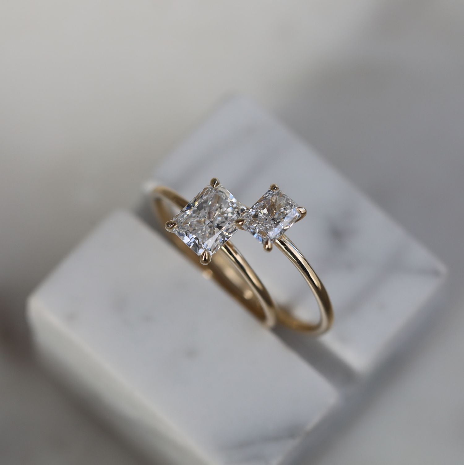 Radiant Elegance: 0.71 CT Lab-Grown Diamond Solitaire Engagement Ring