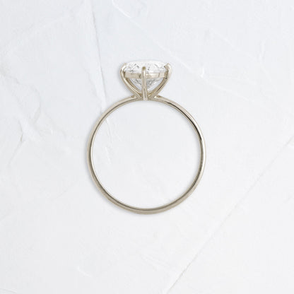 Solitaire-Oval Lab Grown Diamond Engagement Ring
