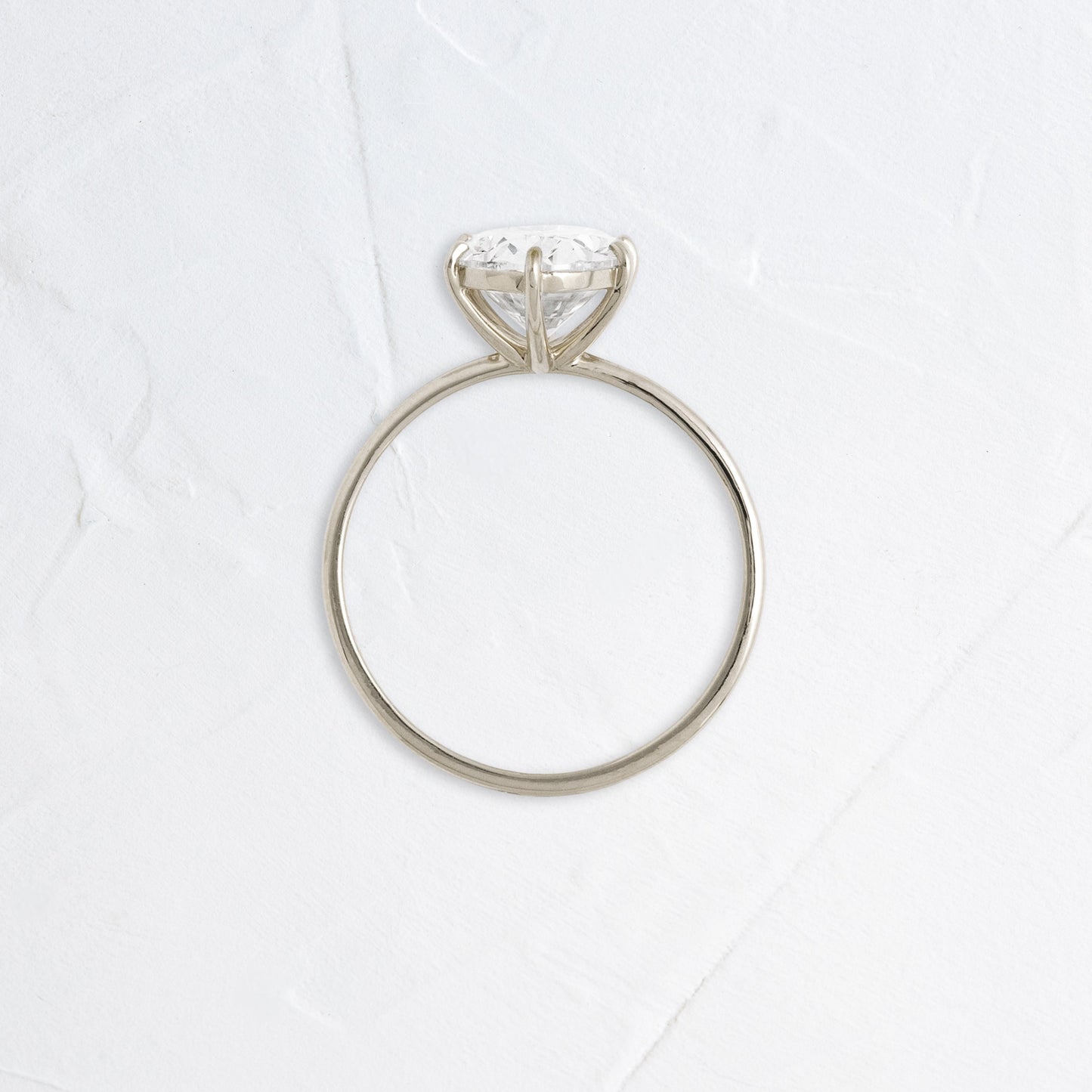 Solitaire-Oval Lab Grown Diamond Engagement Ring