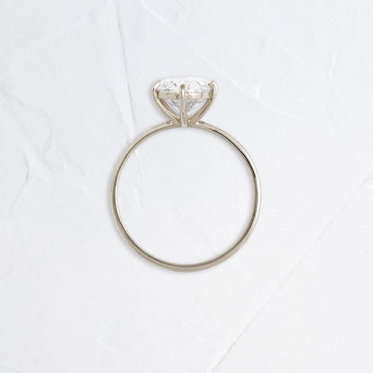 Solitaire-Oval Lab Grown Diamond Engagement Ring