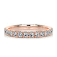 Load image into Gallery viewer, 0.5ct Round EF- VVS Diamond Half Eternity  Wedding Band
