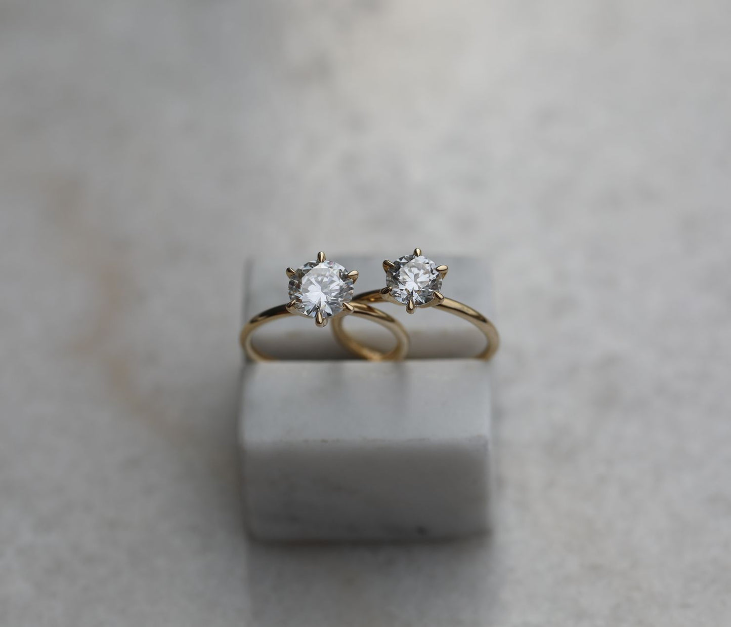 1.5 CT Round Lab-Grown Diamond Solitaire Engagement Ring in Elegant Gold Setting 6