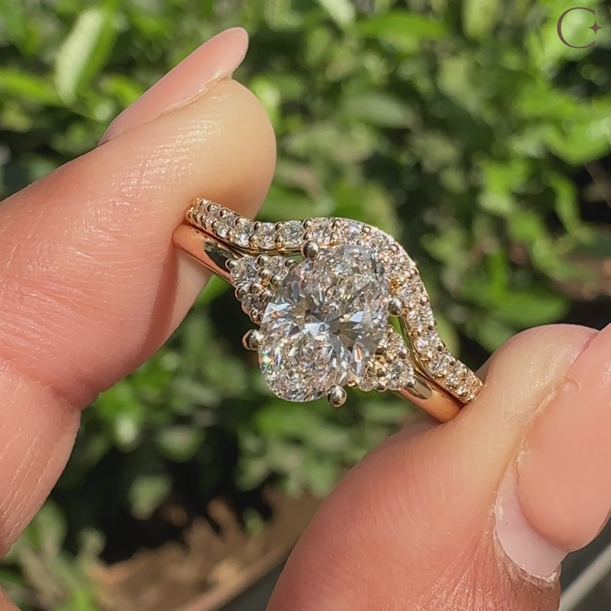 Solitaire Cathedral- 1.8 CT Cushion Lab Grown Diamond Wedding Band
