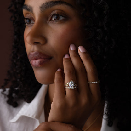 Solitaire-Oval Lab Grown Diamond Engagement Ring