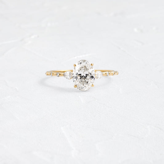 Solitaire-Oval Lab Grown Diamond Engagement Ring