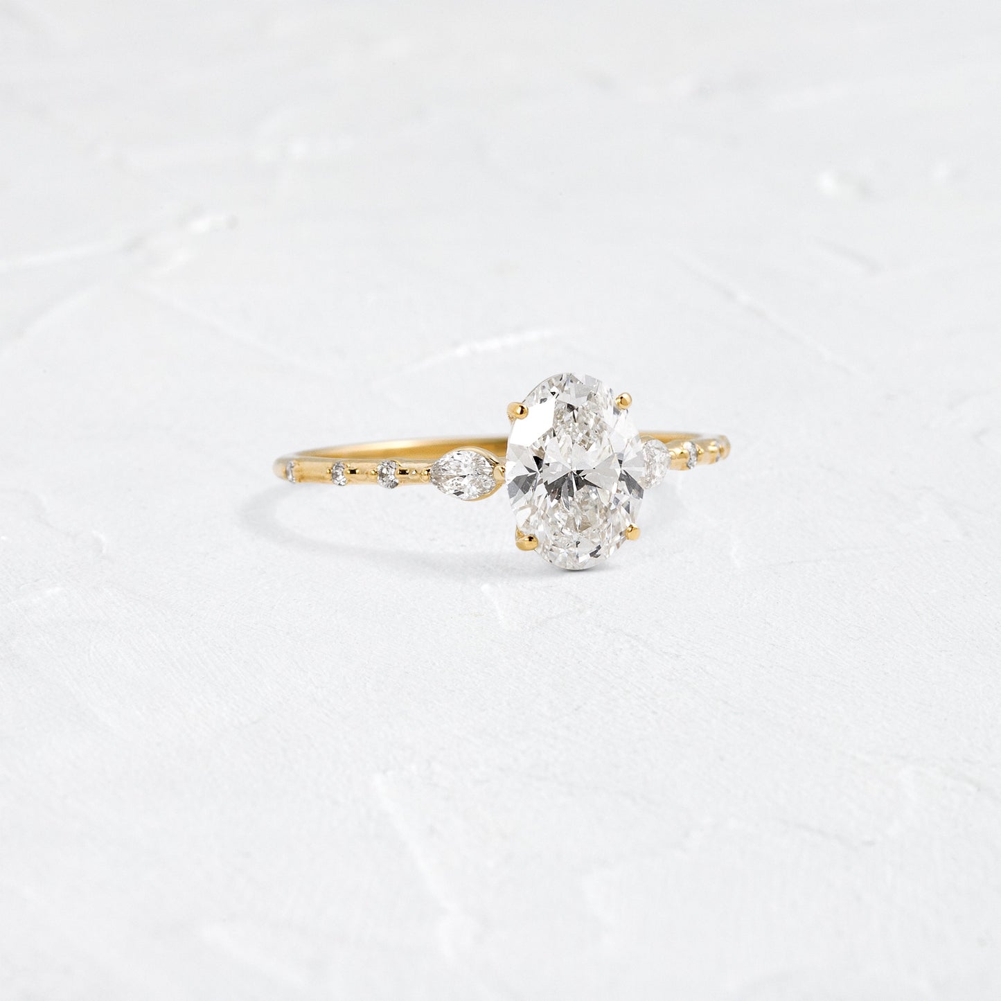 Solitaire-Oval Lab Grown Diamond Engagement Ring