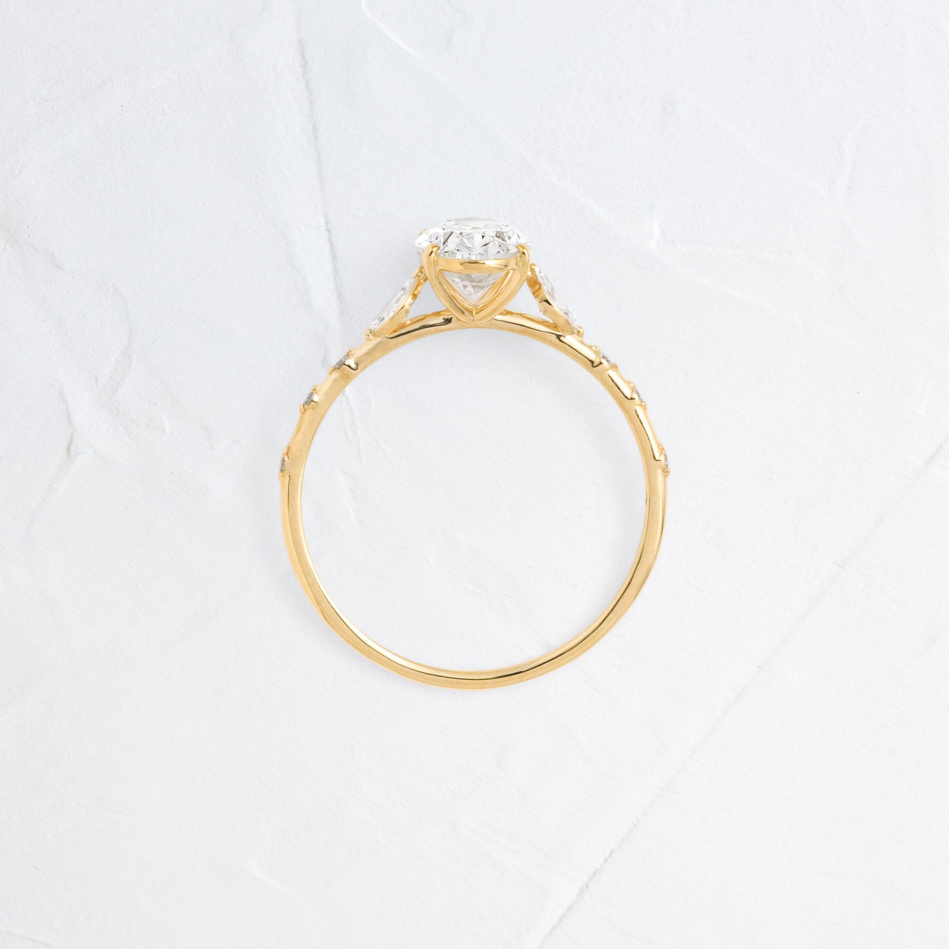 Solitaire-Oval Lab Grown Diamond Engagement Ring