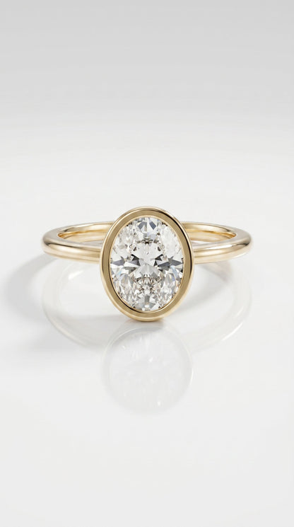 Solitaire Cathedral- 1.8 CT Cushion Lab Grown Diamond Wedding Band