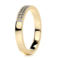 Load image into Gallery viewer, 0.2ct Round EF- VVS Diamond Half Eternity Wedding Band
