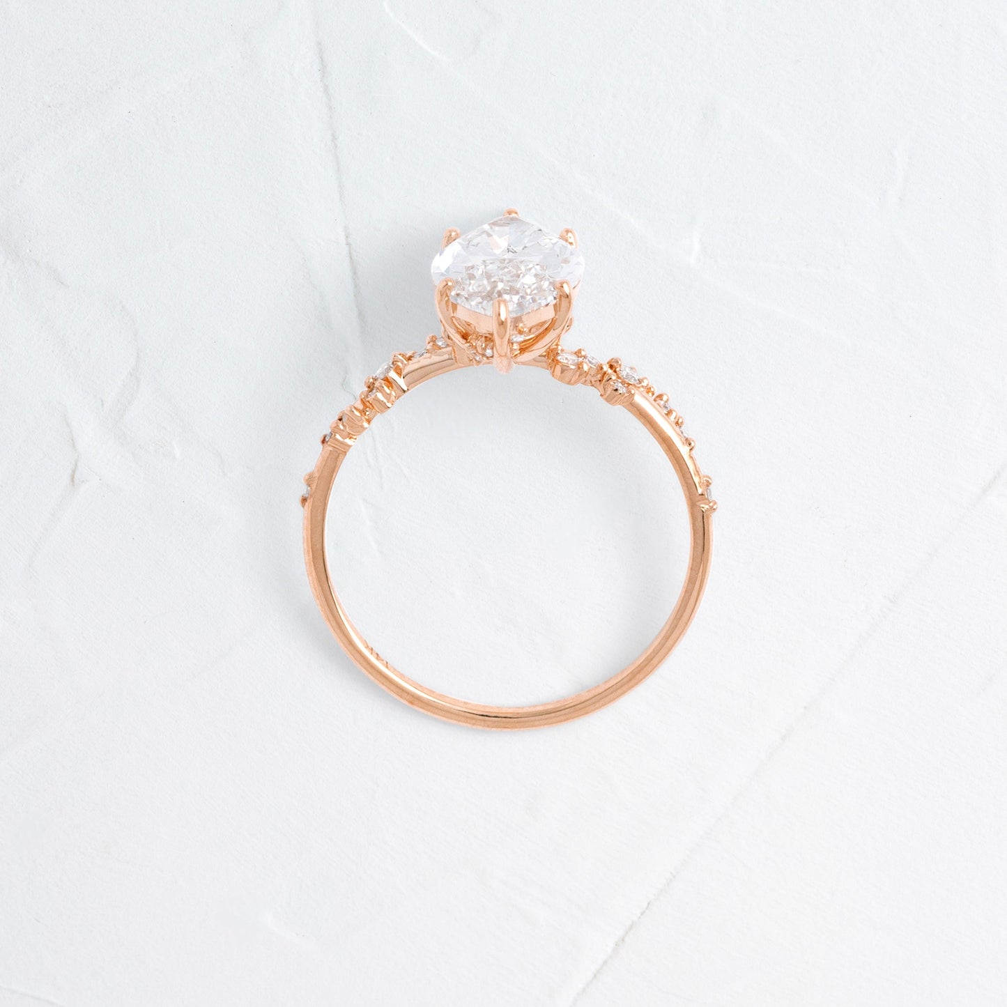 Solitaire-Oval Lab Grown Diamond Engagement Ring