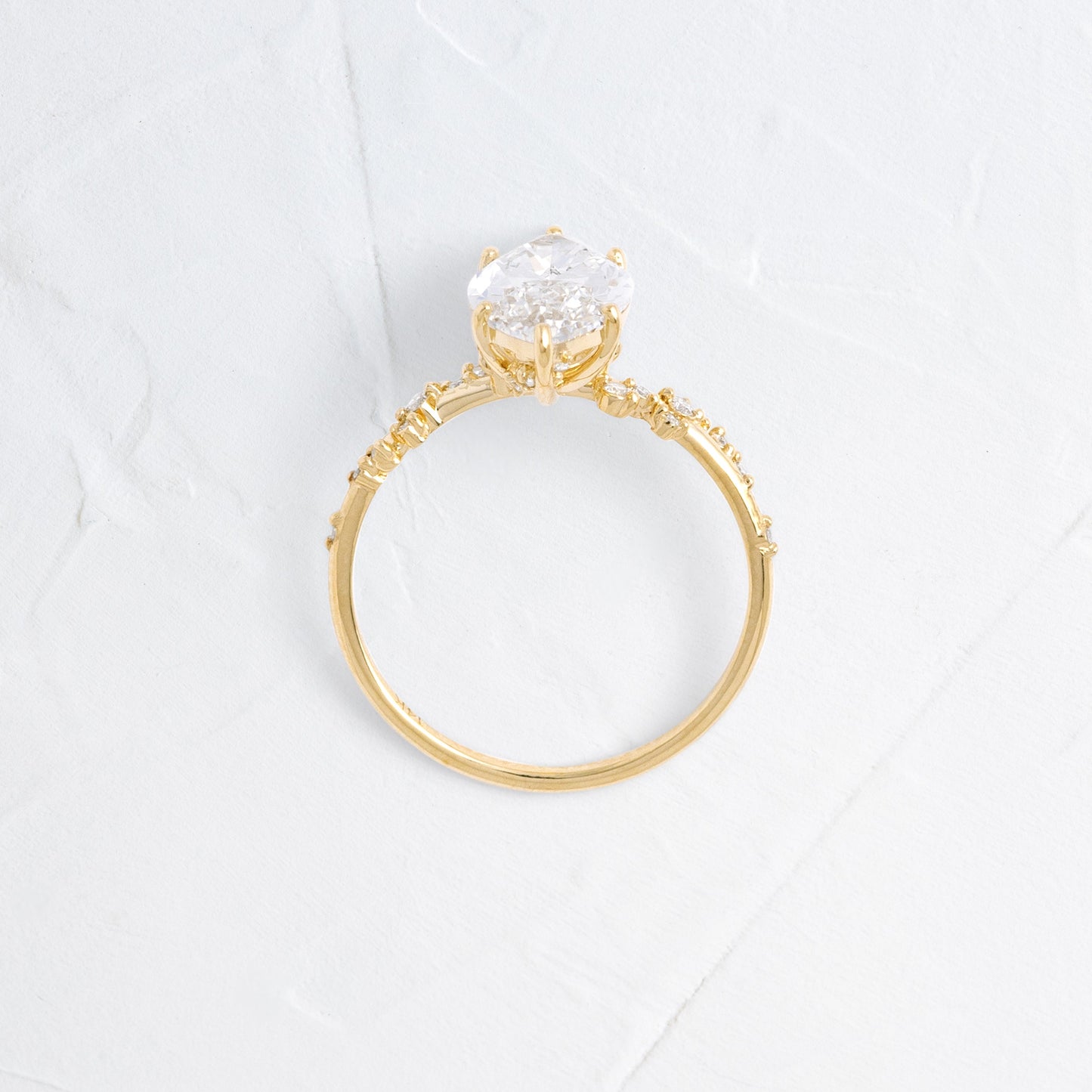 Solitaire-Oval Lab Grown Diamond Engagement Ring