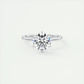 Load image into Gallery viewer, 2.0 CT Round Lab Grown Diamond Solitaire Engagement Ring
