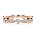 Load image into Gallery viewer, 0.5ct Round EF- VVS Diamond Stackable Full Eternity Wedding Band
