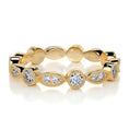 Load image into Gallery viewer, 0.5ct Round EF- VVS Diamond Stackable Full Eternity Wedding Band
