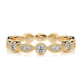 Load image into Gallery viewer, 0.5ct Round EF- VVS Diamond Stackable Full Eternity Wedding Band
