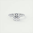 Load image into Gallery viewer, 2.0 CT Round Lab Grown Diamond Solitaire Engagement Ring
