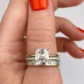 Load image into Gallery viewer, Radiant 2.0 CT Asscher-Cut Lab-Grown Diamond Solitaire Ring
